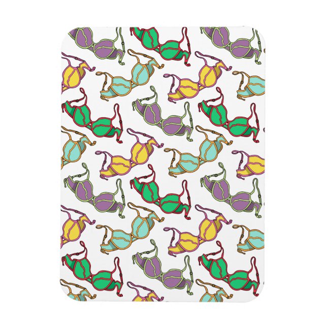 Íman Padrão Bra Multicolor (Vertical)