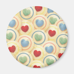 Íman Padrão cardíaco no estilo de vintage