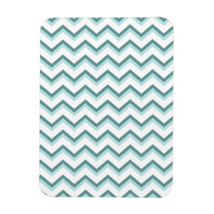 Íman Padrão Chevron ZigZag em verde-minúsculo