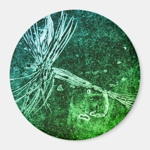 Íman Padrão clássico de moscas secas para a pesca de tr