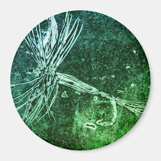 Íman Padrão clássico de moscas secas para a pesca de tr (Frente)