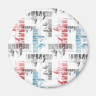 Íman Padrão das mãos do pianista