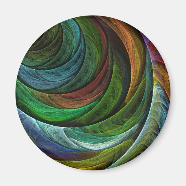 Íman Padrão de Abstrato de Arte Moderna com Glória de C (Frente)