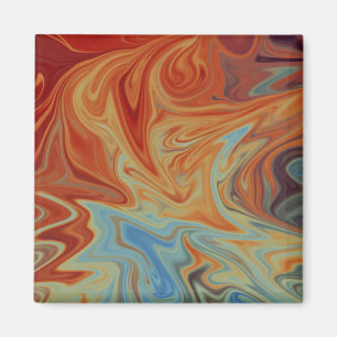 Íman Padrão de abstrato de fluido