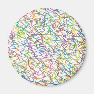Íman Padrão de Abstrato de grafite de Splatter do 