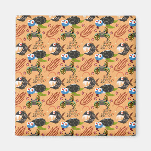 Íman Padrão de animais aquáticos   vida submarina do 