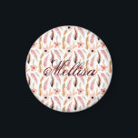 Íman Padrão de Aquarela Floral Cor-de-Rosa-Abstrato Ele<br><div class="desc">Este Elegante Abstrato Pink Floral Watercolor Magnet é o design perfeito para mostrar a sua personalidade. Peça um para si mesmo,  família e amigos que amam coisas bonitas. Faz o presente perfeito para ela também.</div>