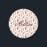 Íman Padrão de Aquarela Floral Cor-de-Rosa-Abstrato Ele<br><div class="desc">Este Elegante Abstrato Pink Floral Watercolor Magnet é o design perfeito para mostrar a sua personalidade. Peça um para si mesmo,  família e amigos que amam coisas bonitas. Faz o presente perfeito para ela também.</div>