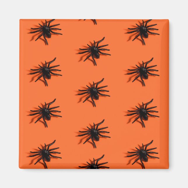 Íman Padrão de aranha do Dia das Bruxas (Frente)