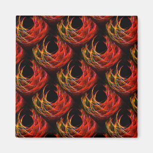 Íman Padrão de Arte Abstrata Boho Elegante Moderno Fofo