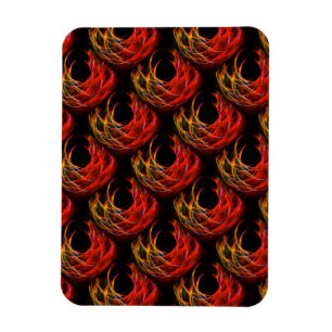 Íman Padrão de Arte Abstrata Elegante Boho Moderno Fofo