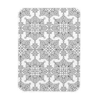 Íman Padrão de Artsy Tribal Inspirado