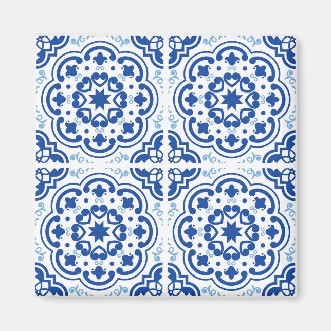 Íman Padrão de azulejos cerâmicos (Frente)