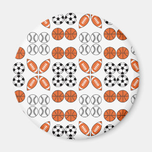 Íman Padrão de Ball Engraçado
