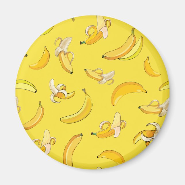 Íman Padrão de Banana 4 (Frente)