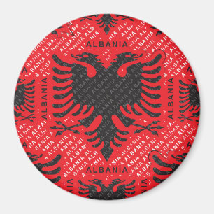 Íman Padrão de bandeira albanês 2