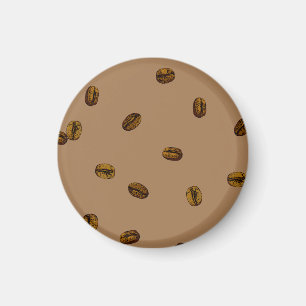 Íman Padrão De Bean De Café