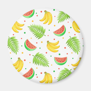 Íman Padrão de Bolinhas de Fruta tropical