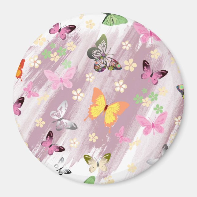 Íman Padrão de borboleta 7 (Frente)