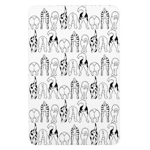 Íman Padrão de Bumbuns de cães