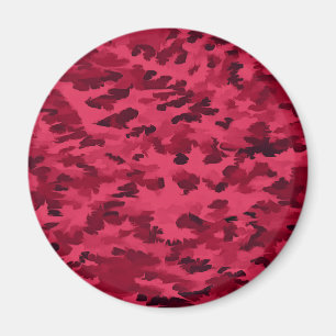 Íman Padrão de Camuflagem Vermelho Rubor