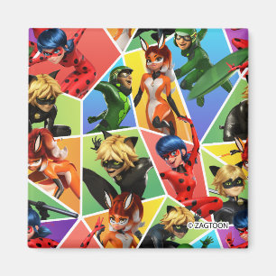 Íman Padrão de Caráter Colorido Miraculoso