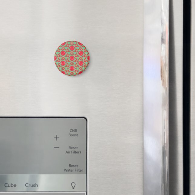 Íman Padrão de Charme de Férias de Natal  (In Situ (Fridge))