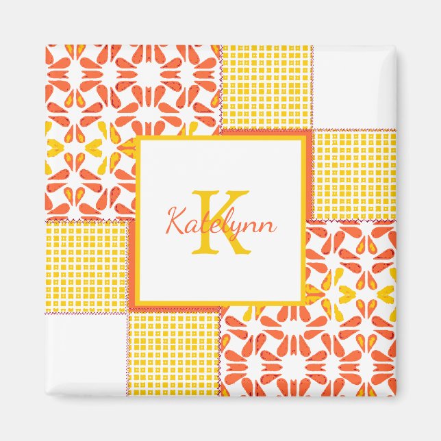 Íman Padrão de Coleta de Dentes de outono (Frente)