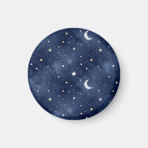 Íman Padrão de Constelações da Lua da Noite Estrelada