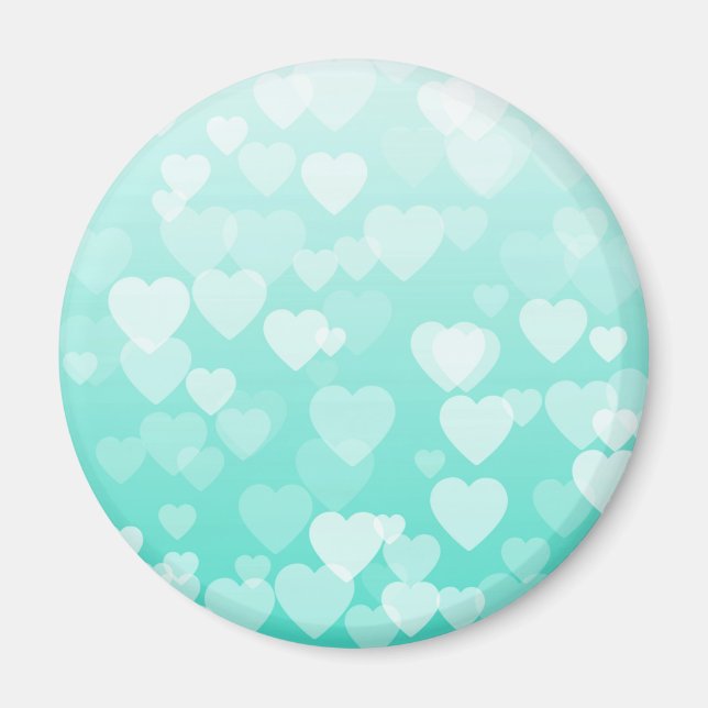 Íman Padrão de Corações 16 (Frente)