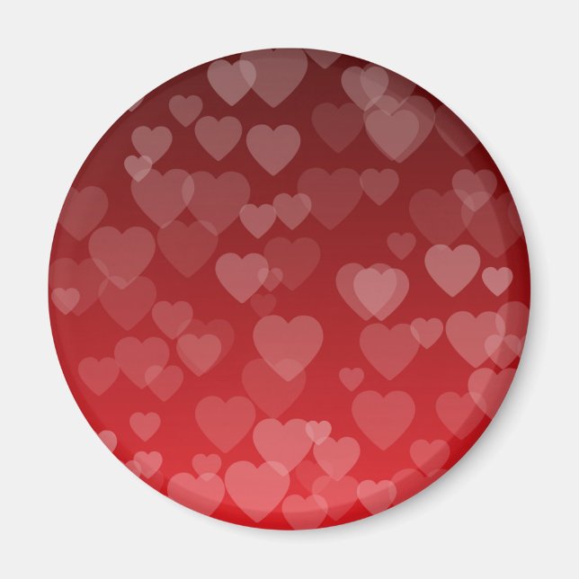 Íman Padrão de Corações 19 (Frente)