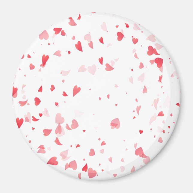 Íman Padrão de Corações 33 (Frente)