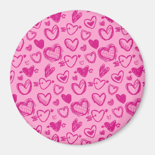 Íman Padrão de Corações 58