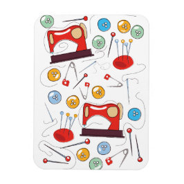 Íman Padrão de costura desenhado pela mão