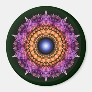 Íman Padrão de cristal violeta fractal