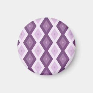 Íman Padrão de diamante roxo