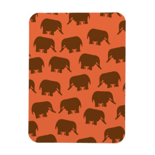 Íman Padrão de Elefante Indiano