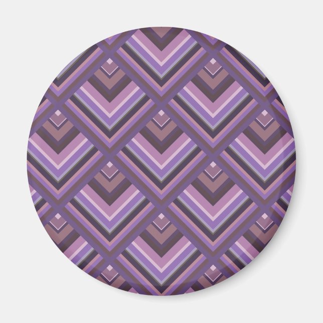 Íman Padrão de escala de faixas Mauve (Frente)