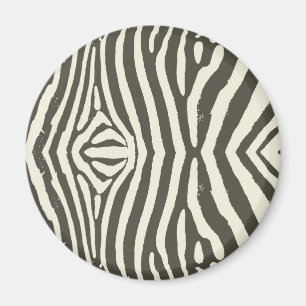 Íman Padrão de Estampa Animal de Listra de Zebra Modern