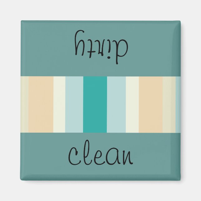 Íman Padrão de faixas de praia (Frente)