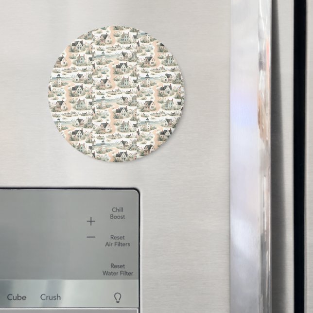 Íman Padrão de Farol de Casa de Praia (In Situ (Fridge))