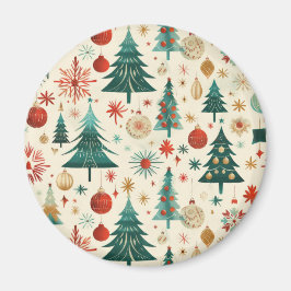 Íman Padrão de Festas de Inverno Festivas