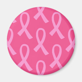 Íman Padrão de Fita Rosa do Câncer da Mama