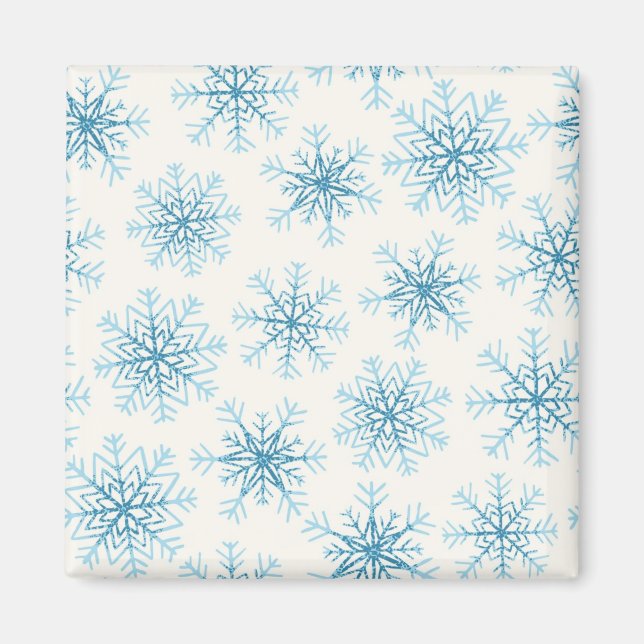 Íman Padrão de flocos de neve (Frente)