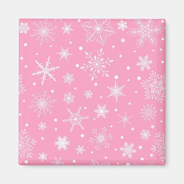 Íman Padrão de flocos de neve (Frente)