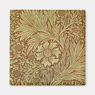 Íman Padrão de Flor Antiga Marigold de William Morris
