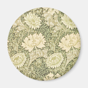Íman Padrão de Flor Chrysanthemum (por William Morris)