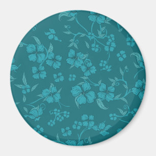 Íman Padrão de Flores Assustadoras 9