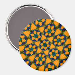 Íman Padrão de Flores de Abstrato exclusivo