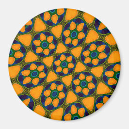 Íman Padrão de Flores de Abstrato exclusivo